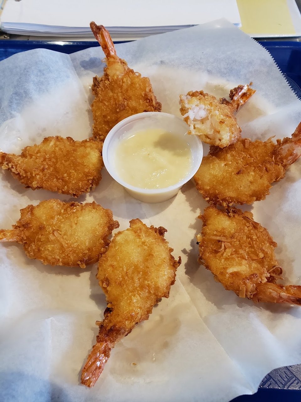 Coconut Shrimp w Pina Colada Sauce